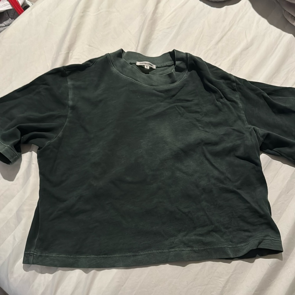 Cotton citizen, baggy, loose cropped, thin T-shirt/sweatshirt